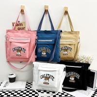 ราคา (ส่งจากไทย/พร้อมส่ง) ใบใหญ่ ผ้าหนา กระเป๋าผ้า สะพายข้าง สะพายหลัง ถอดสายได้ JJ1510 (22452906359)