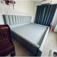 ราคา เตียงนอนครอบครัวรุ่นเปียโนฐานเตียงหลุมลอนรอบ (24772821676)