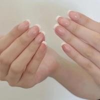 ราคา 【สินค้าใหม่] เล็บปลอม หลายสี เนิื้อเงาวาว สี่เหลี่ยม สีพื้น 24 ชิ้น (24440969937)