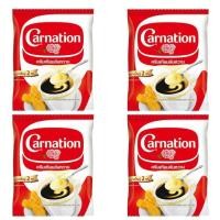ราคา carnation condensed milk คาร์เนชัน นมข้นหวาน แบบถุง ขนาด 2Kg. (แบบ 4 ถุง) (45850064902)