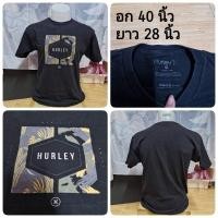 ราคา เสื้อยืดมือสอง USA ลาย Hurley (27970947664)