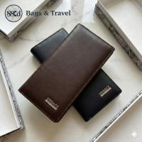 ราคา [กระเป๋าและกระเป๋าเดินทาง] VERSACE BRAND LONG WALLET MENS WALLET SYNTHETIC LEATHER WALLET PLAIN WALLET LOGO 30 + กล่อง (18113390639)