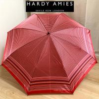 ราคา ร่มญี่ปุ่นมือสอง ร่มพับ 2 ตอน โทนสีแดง แบรนด์ HARDY AMIES (19382094086)
