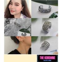 ราคา earcuff 4ชิ้น 100 ต่างหูแบบเกาะ /หนีบ บริเวณใบหู ต่างหูแฟชั่น ต่างหูเกาหลี ต่างหูเกี่ยวหู สไตล์เกาหลี ต่างหูหนีบ ชิ้นละ (9791659937)