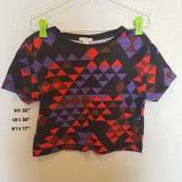 ราคา เสื้อยืดตัวสั้นมือสอง XXI Forever Size S (2282857619)