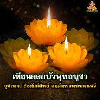 ราคา เทียนดอกบัวพุทธบูชา บูชาพระ สิ่งศักดิ์สิทธิ์ และองค์มหาเทพ องค์มหาเทวี เทพ เทวดา พญานาค ถวายพระเป็นพุทธบูชา (22535367156)