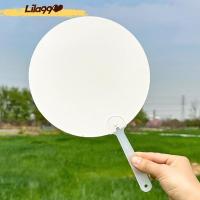 ราคา พัดมือกลมเปล่า10ชิ้นพัดมือสำหรับแสดงบนเวทีแบบ DIY ของจีนพัดตกแต่งผนังสำหรับงานฝีมือ DIY ทำมือกราฟฟิตี้ (51755396505)