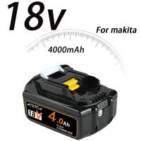 ราคา bl1430 bl1830b 18v แบตเตอรี่ 4000mAh สำหรับเครื่องมือ Makita ชาร์จแบตเตอรี่ 4.0Ah BL1860 BL1840 BL1850 BL1830 สำหรับ mak (21915989647)