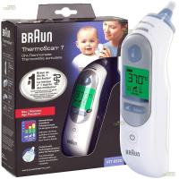 ราคา ปรอทวัดไข้ดิจิตอล #1 Braun ThermoScan 7 Ear Thermometer IRT6520 (673944354)