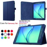 ราคา สําหรับ Samsung GALAXY Tab S2 9.7 T810 T815 Tab A T550 T551 T555 Tab 2 P5100 P5110 Tab S 10.5 T800 T805 Flip หนัง Folio Stand Case ฝาครอบแม่เหล็ก (56306163861)