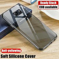 ราคา สําหรับ Samsung Galaxy S6 Edge SM-G925F G925A G925T นุ่มโปร่งแสงซิลิโคนสีดํายืดหยุ่นกันกระแทก TPU คริสตัลล้างผิว scratch-proof Jelly กรณี (43428383039)