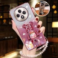 ราคา พร้อมblingสร้อยข้อมือปลอกoppo Reno 12F 11F 12 11 10 Pro 10pro + 5G Bling Glitterกระดาษ + น่ารักCandyหมีวงเล็บผู้ถือชุบนุ่มHandphoneกรณีRENO12F (29154918805)