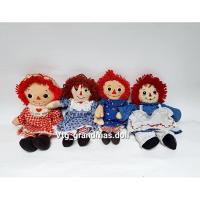 ราคา ตุ๊กตาแอนนาเบลตุ๊กตา Raggedy Ann & Andy รุ่นดั้งเดิมจาก Hasbroตาพลาสติกดำ ปี 1987 ถึง 1996ขนาด 12"14" (27355281329)