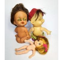 ราคา vintage dolls ตุ๊กตาหน้ายาง งานเก่า วินเทจ เหมา (41508495891)