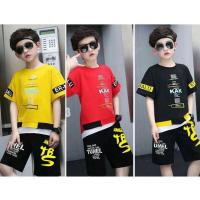 ราคา ชุดเด็กผู้ชาย​ ชุดเซ็ตสไตล์​แบดบอย​ ลุคเท่ๆ​ มี​ 3 สี (24208537135)