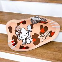 ราคา พร้อมส่ง พรมเช็ดเท้า Leopard Kitty Mat คิตตี้เสือดาว สไตล์ Y2K น่ารัก พรมยางไวนิล แผ่นรองซับน้ำ พรมซับน้ำ 44145 (53154795600)