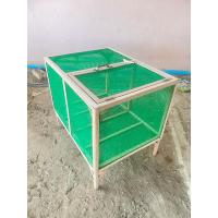 ราคา กรงอนุบาลลูกไก่ ประตูบนเปิดครึ่ง ขนาด 70*60*80 สีเขียวพลาสติก (28974944275)