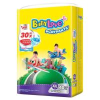 ราคา เบบี้เลิฟ เพลย์แพ้นส์ นาโนพาวเวอร์ พลัส กางเกงผ้าอ้อมสำเร็จรูป ขนาด XXL 15-25กก. 40 ชิ้น (6339841208)
