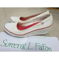 ราคา รองเท้าคัทชู Converse สีขาว size 38 (23177514054)