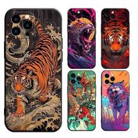 ราคา สําหรับiPhone 16 16E 17 Air Pro 4 4S 5C 5 5S 6 6S 7 8 Plus SE SE4 XS Max TH1 สีดํานุ่มเคสโทรศัพท์Mighty tiger (49656634329)