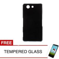 ราคา เคสสําหรับ Sony Xperia Z3 Compact / D5803 - 4.6 นิ้ว - Slim Soft Case - Solid Black + กระจกนิรภัย (44120734757)