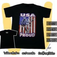 ราคา ลาย USA เสื้อวงวินเทจ90 เสื้อยืดวินเทจ เสื้อยืดคอกลม S-5XL (24163761195)