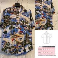 ราคา เสื้อฮาวายผ้าเรยอนCalifornia ไซส์M-4XL เนื้อผ้าคุณภาพดี สินค้าจากโรงงาน ผ้าเรยอน เสื้อฮาวายราคาถูก (21212234487)