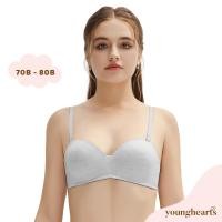 ราคา Young Hearts Cozy Melange Multiway Push Up Bra Y23-20218 (41276995187)