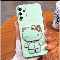 ราคา เคส ขอบตรง ขาตั้งคิตตี้กระจก สำหรับ Samsung A25 เคสกันกระแทกขอบตรง TPU มีขาตั้งคิตตี้ (26486037861)