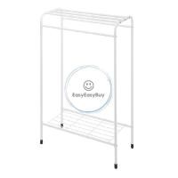 ราคา ราวตากผ้าอเนกประสงค์Clothes Hanger ราวตากผ้า MP ขาเหล็ก แข็งแรง ทนทาน ไม่เป็นสนิม ใช้ได้นาน ez99 (7616162118)