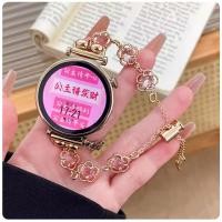 ราคา Clover Crystal 18 20 22mm สาย huawei watch gt 5 pro Strap สาย huawei watch gt 4 Strap GT2 pro GT2E GT2 GT3 Pro Huawei GT4 / Amazfit Bip 5 / Amazfit Bip 3 pro Strap Amazfit bip u pro GTS2 GTS3 Amazfit 