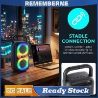ราคา BT Speaker Portable Handle Wireless Boombox for Party Outdoor Camping (50405708956)