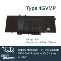 ราคา Dell Battery Notebook Dell แบตเตอรี่โน๊ตบุค Dell Latitude 5500 5400 Precision 3540 4GVMP เกรด Original (26123599285)
