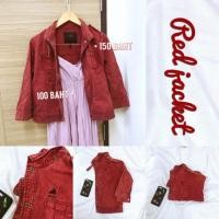 ราคา ♥️Red jacket เสื้อคลุมยีนต์ สีสวย มือสอง (2709053831)