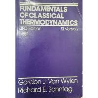 ราคา text มือสอง Fundamentals of Classical Thermodynamics, 3rd Edition, SI Version (45151927112)