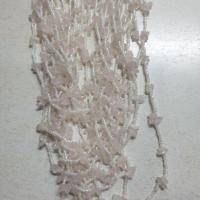 ราคา สร้อยคอระย้า หินสีลูกปัดขาวงาช้างอมชมพูอ่อน (6913188115)