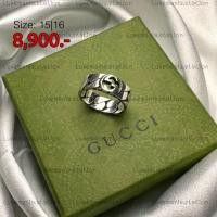 ราคา ราคาพิเศษรอบบินเอง✈️[พร้อมส่ง]: New!! Gucci Sliver Ring 925 Size 15/16‼️ก่อนกดสั่งรบกวนทักมาเช็คสต๊อคก่อนนะคะ‼️ (43275440012)