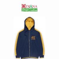 ราคา เสื้อกันหนาว mc jeans เสื้อคลุมแขนยาวมีฮู้ด สีน้ำเงิน รุ่น MJHP044 (7316220187)