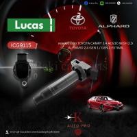 ราคา LUCAS คอยล์จุดระเบิด CAMRY ACV30,40 , WISH , ALPHARD 2.4 Gen1,2 , ESTIMA 4 สูบ (ICG9115) (55903492550)