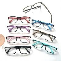 ราคา ขายยกค่าสายตาเบอร์หละ 5 ชิ้นคละสี มี+100ถึง+300แว่นสายตายาวขาสปริง อ่านหนังสือ ขาพลาสติก ทรงเหลี่ยม กรอบพลาสติก รุ่น402B (41274240615)