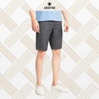 ราคา กางเกงขาสั้นลําลองผู้ชาย Aristino Regular Fit ดีไซน์พื้นฐานโทนสีกลาง กระเป๋าผ่าทั้งสองด้าน - ASO002S3 (53453628810)