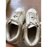 ราคา Alexander McQUEEN Sale สุดๆๆๆ out door ผ้าใบลำลอง หนังสีขาว (24644062892)