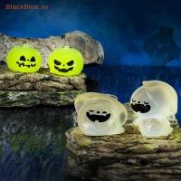 ราคา BBLUE Luminous เครื่องประดับฮาโลวีนค้างคาวฟักทองโครงกระดูก Ghost Micro Landscape ตุ๊กตาโมเดลรถภายในบ้านเดสก์ท็อปตกแต่ง (52705042481)