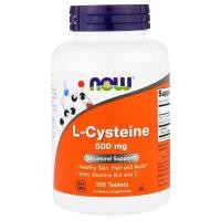 ราคา Now Foods L-Cysteine, 500 mg, 100 Tablets (1398864316)
