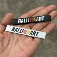 ราคา โลโก้ RALLIART เพลทอลูมิเนียมบาง ขนาด 7.3x1.2cm (5318628574)