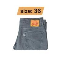 ราคา กางเกงยีนส์ ลีวาย 514 เอว36 ยาว 43 ขา 8.5 มือสอง รหัสs36 (24494882664)