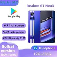 ราคา Realme GT Neo3(5G)สมาร์ทโฟน 256GB ทุกสีสภาพดีAndroidโทรศัพท์มือสองรองรับGoogle Play (48653384822)