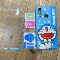 ราคา เคสโดเรม่อน +ฟิล์ม งานเงา สวยมากๆงานTPU ตัวเคสเป็นยาง ไม่กินขอบ ปี2020 ลาย1 (7973364553)