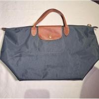 ราคา LONGCHAMP รุ่น original หูสั้น ไซส์ S สีแกรไฟต์ มือสอง ของแท้ (26767344707)