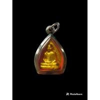 ราคา พระผงหลวงพ่อเกษม เขมโก สุสานไตรลักษณ์ จ.ลำปาง ปิดทอง ปี 2537 (22581631769)